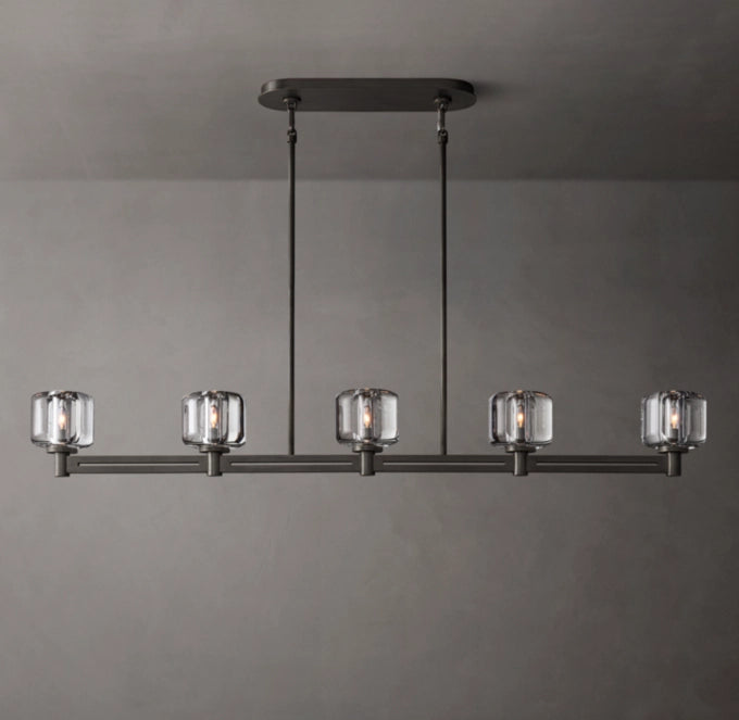 K9 Crystal Linear Gallery Chandelier