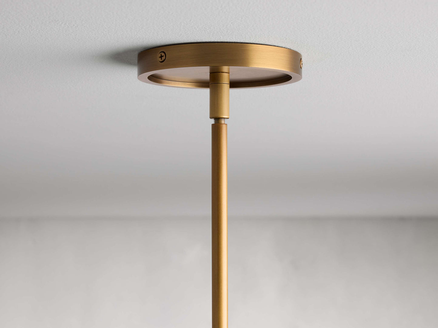 Linen Torch Shade Round Chandelier