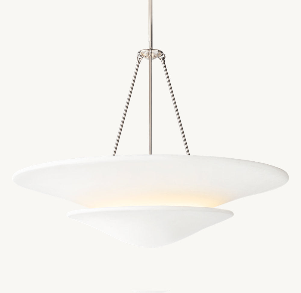 Matte Plaster Bloom Pendant