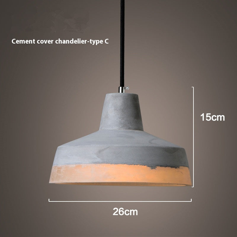 Retro Cement Corridor Wall Light