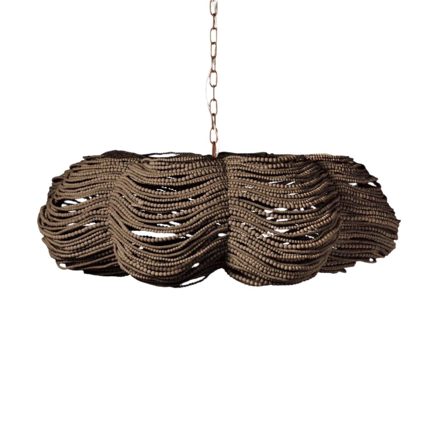 42-Inch Adjustable Bronze or White Chandelier / Bronze