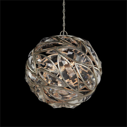 6-Light Crystal Petal Sphere Chandelier / Default Title