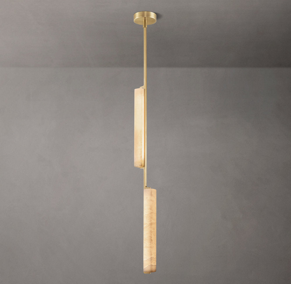 Alabaster Prism LED Pendant