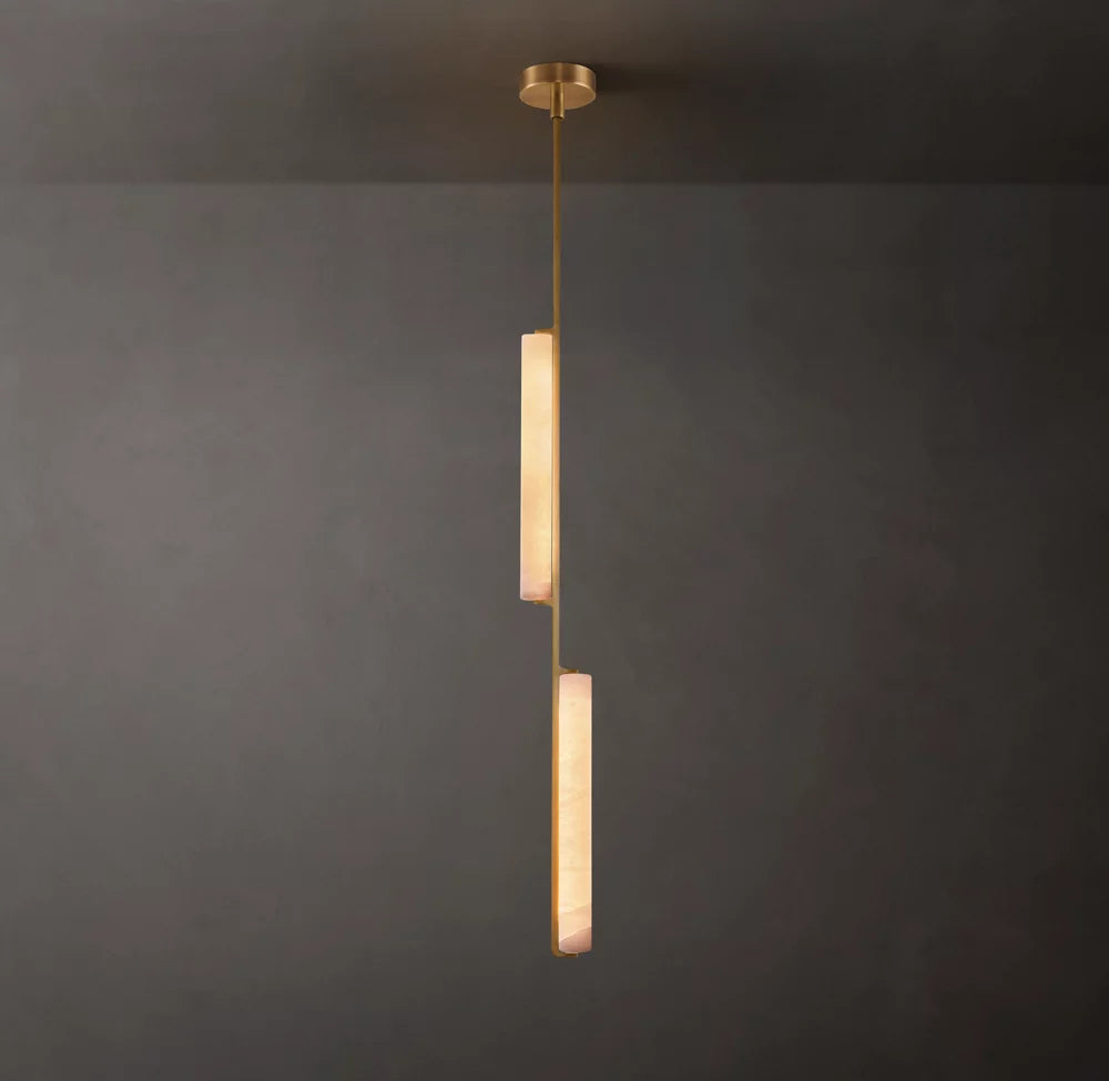 Alabaster Prism LED Pendant
