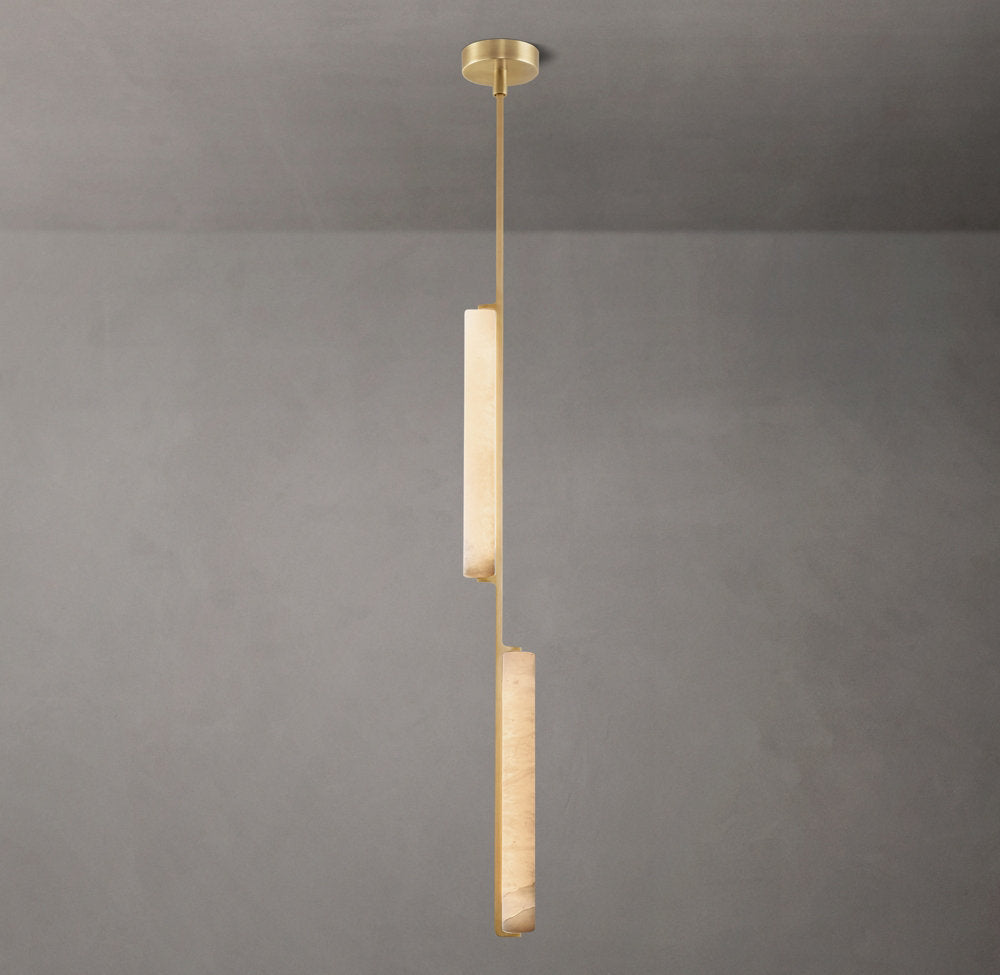 Alabaster Prism LED Pendant