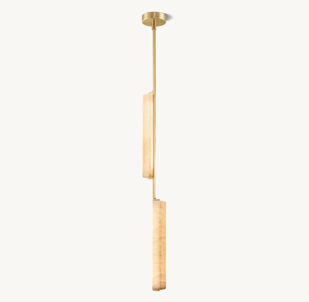 Alabaster Prism LED Pendant