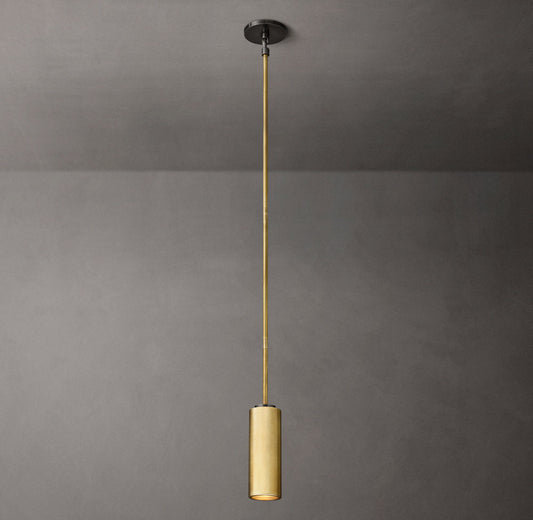 Architectural Brass Spotlight Pendant