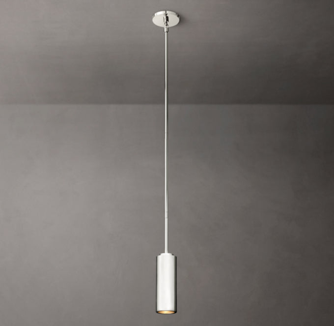 Architectural Brass Spotlight Pendant