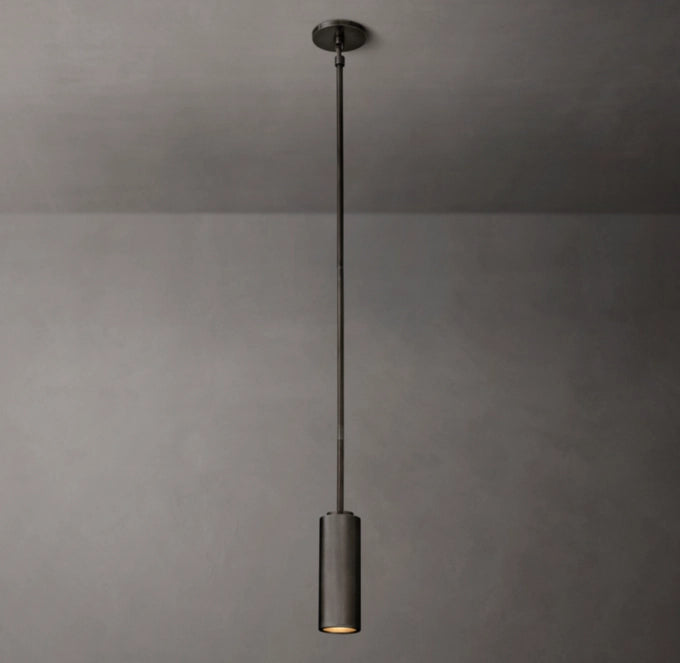 Architectural Brass Spotlight Pendant