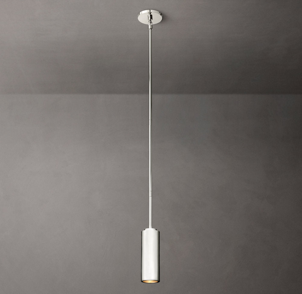 Architectural Brass Spotlight Pendant
