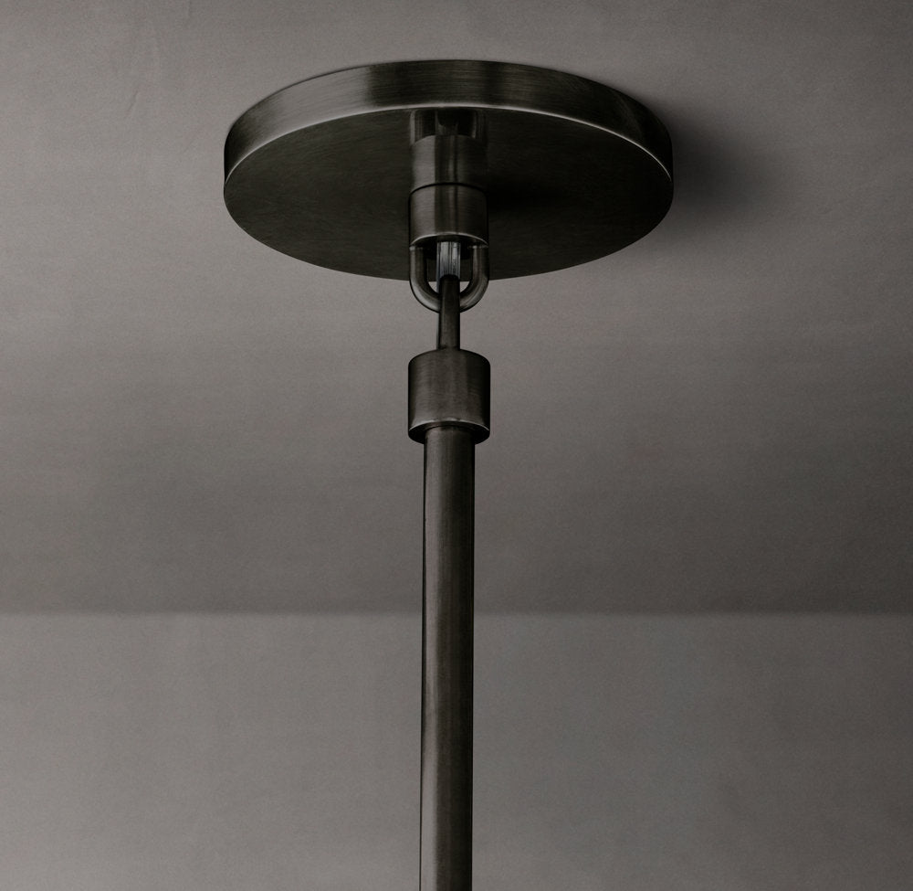 Architectural Brass Spotlight Pendant