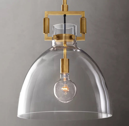 Artisan Glass Cloche Pendant