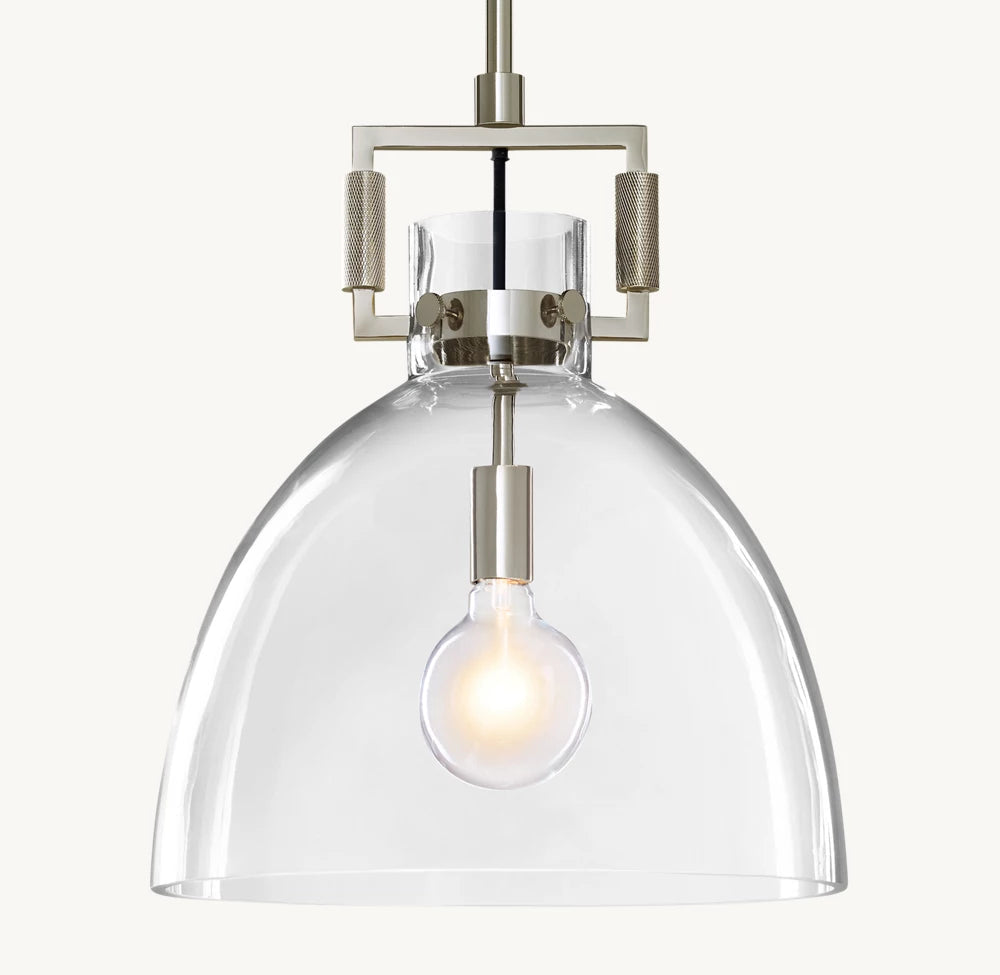 Artisan Glass Cloche Pendant
