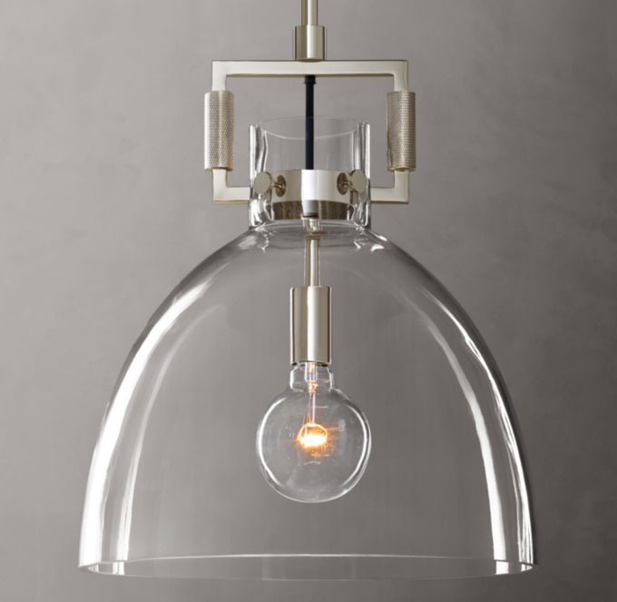 Artisan Glass Cloche Pendant