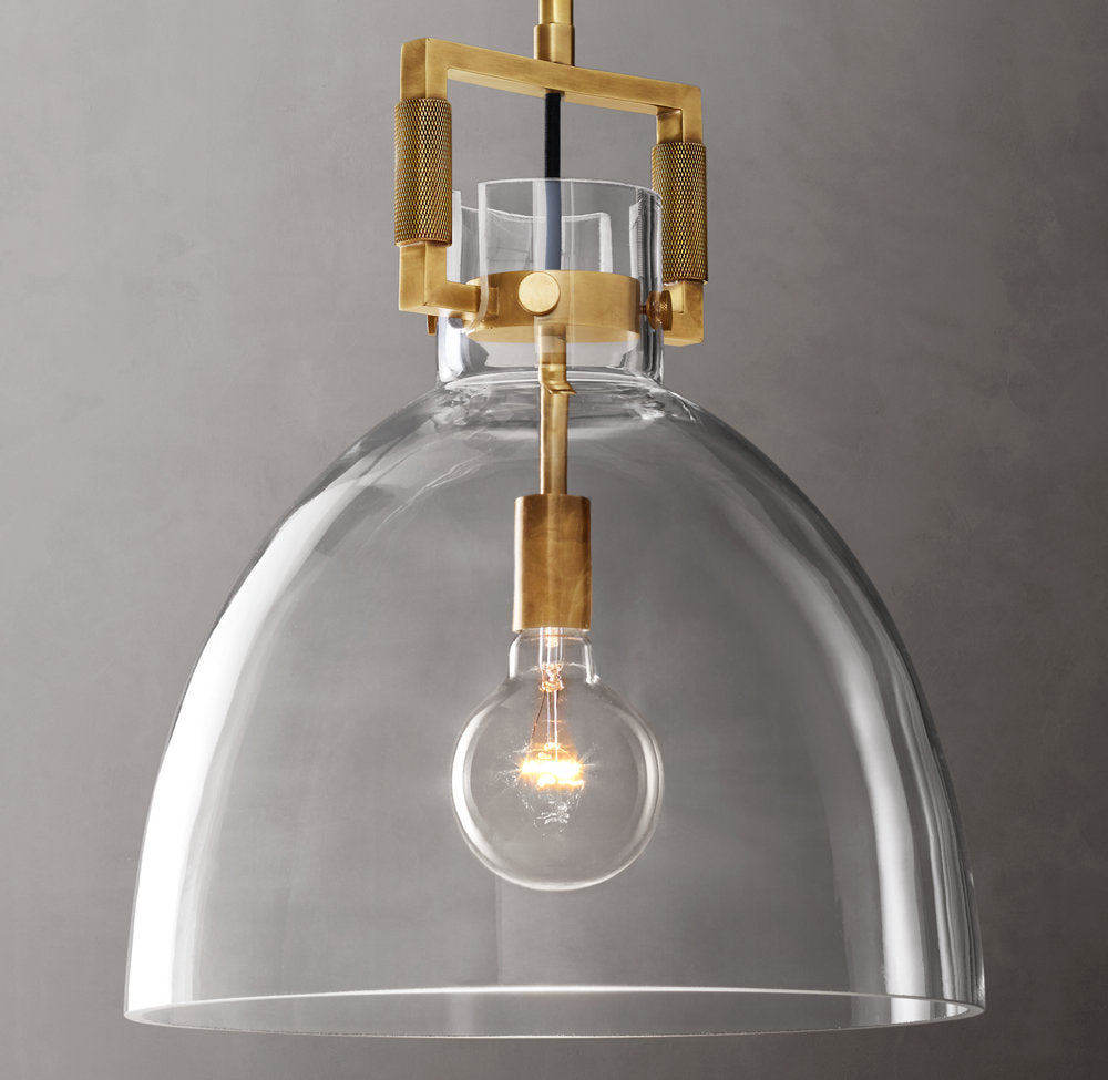 Artisan Glass Cloche Pendant