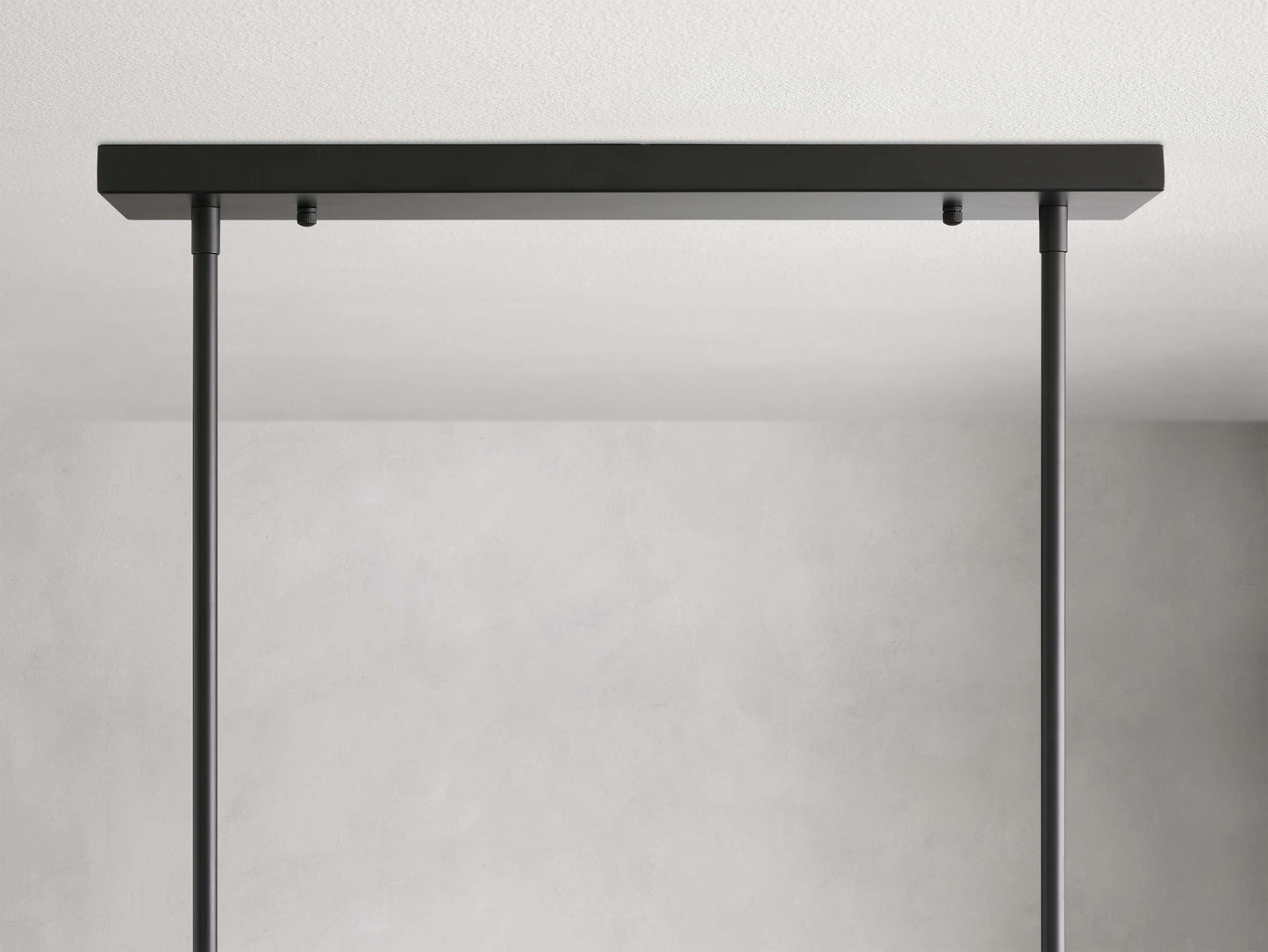 Blown Glass Globe Linear Chandelier