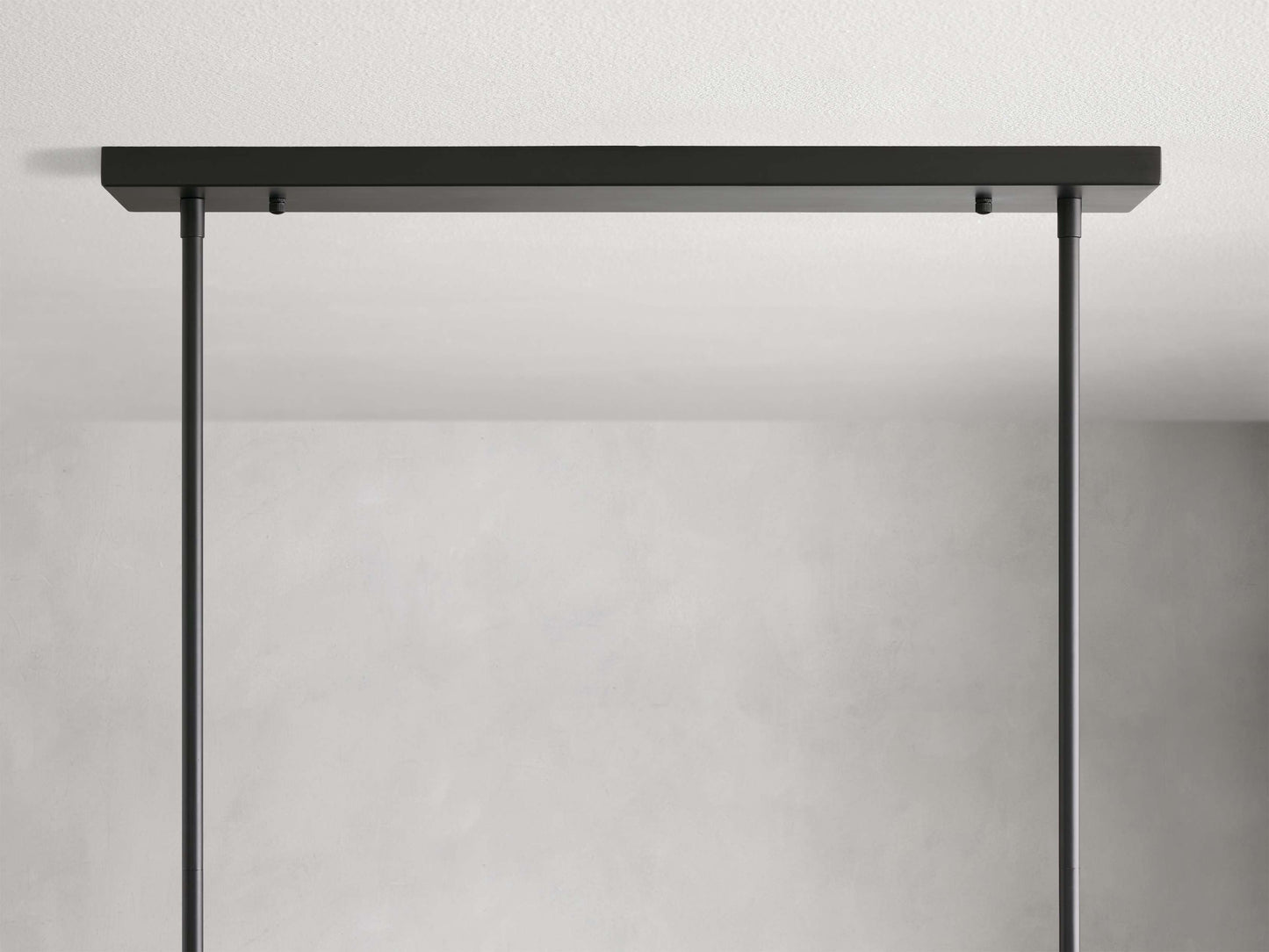 Blown Glass Globe Linear Chandelier