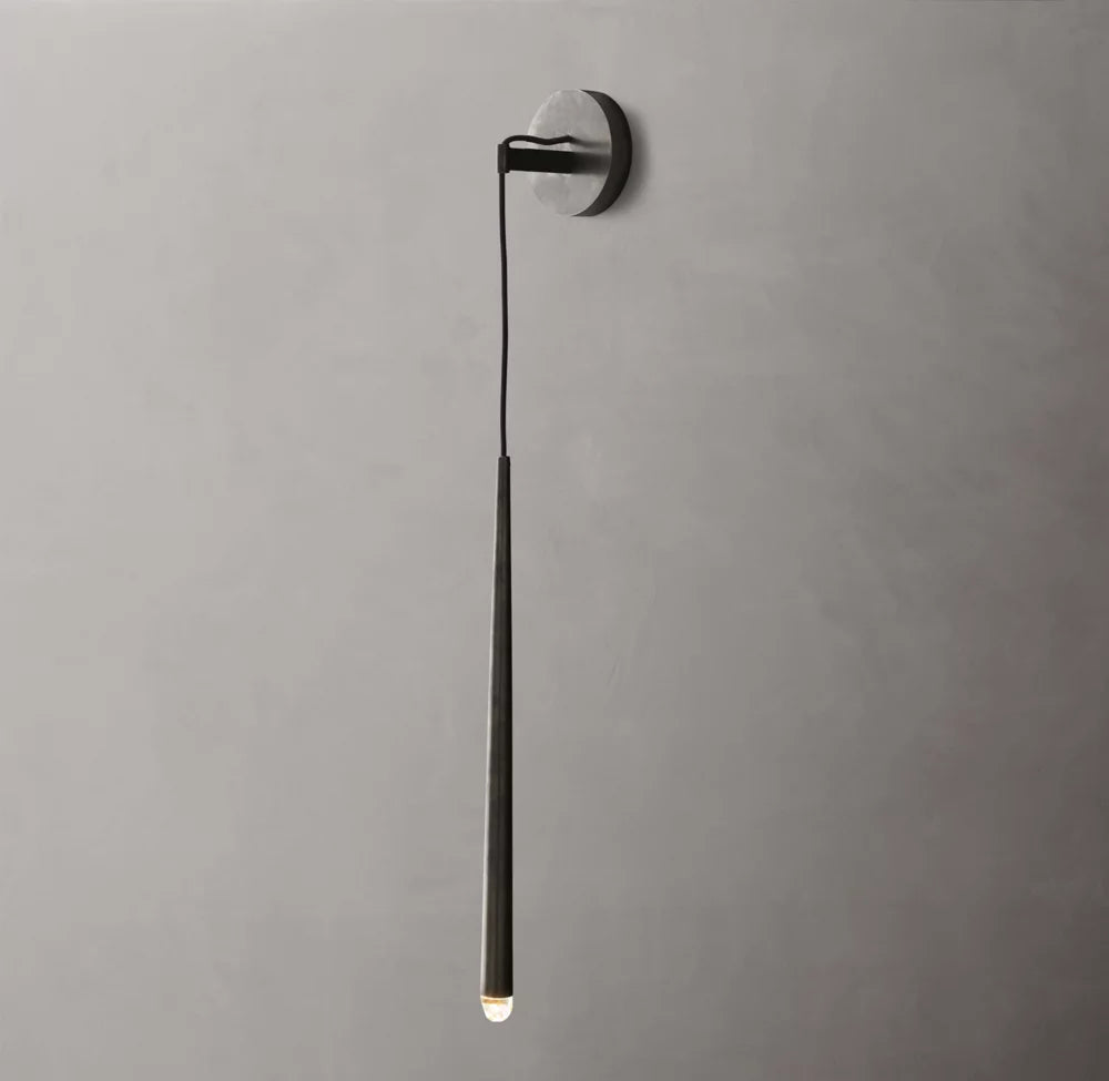 Brass Inset LED Grand Sconce