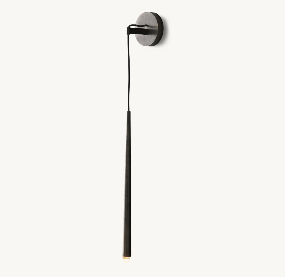 Brass Inset LED Grand Sconce