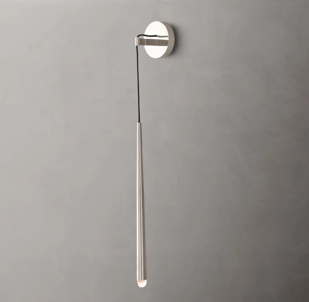 Brass Inset LED Grand Sconce