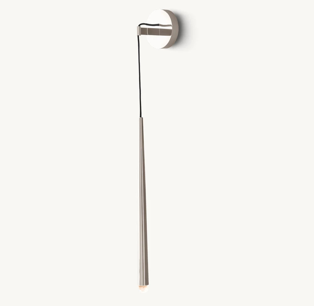 Brass Inset LED Grand Sconce