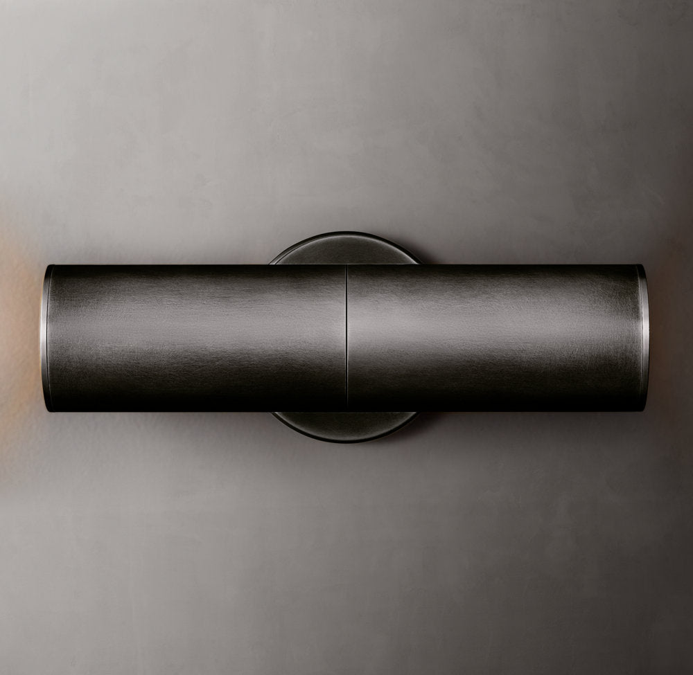 Brass Twin GU10 Linear Wall Light