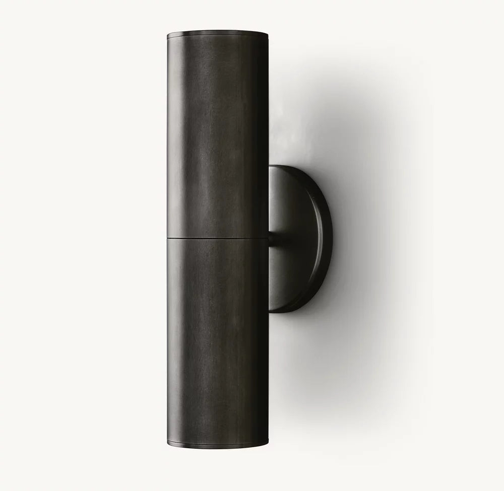 Brass Twin GU10 Linear Wall Light