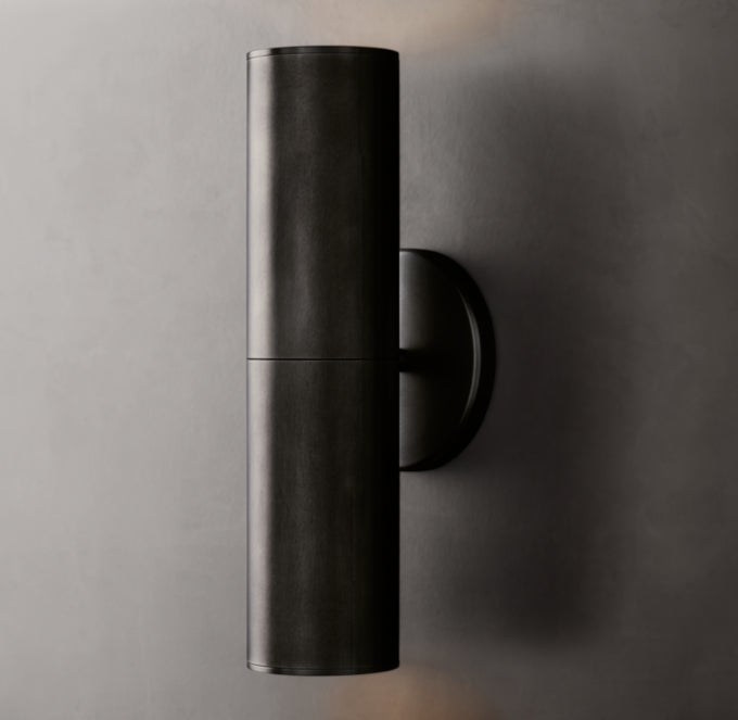 Brass Twin GU10 Linear Wall Light