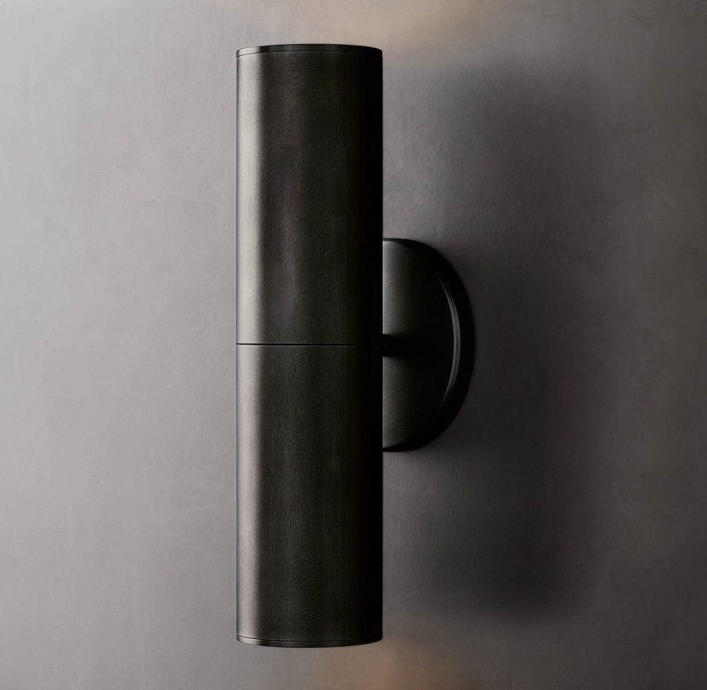 Brass Twin GU10 Linear Wall Light