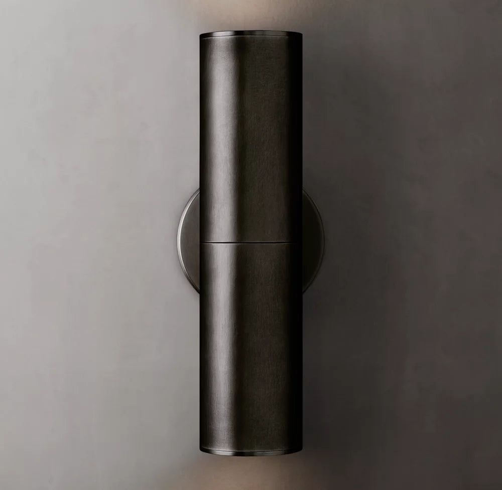 Brass Twin GU10 Linear Wall Light