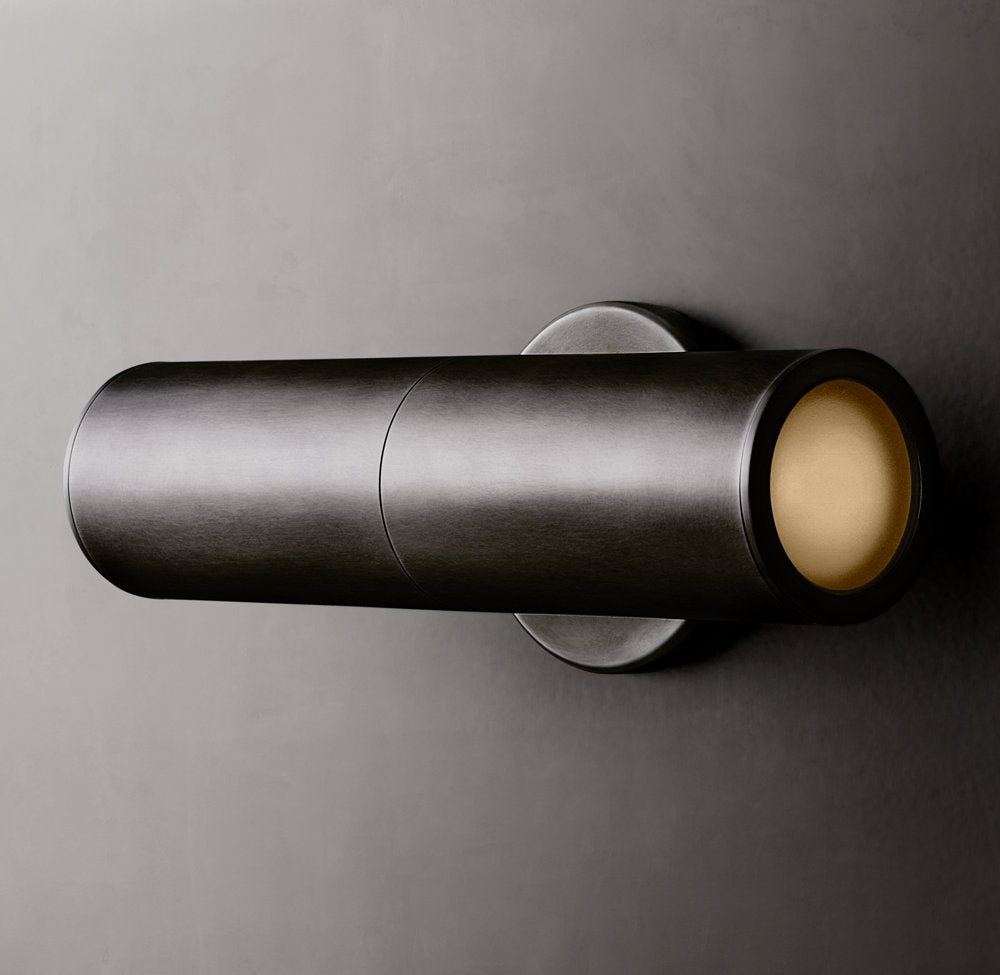Brass Twin GU10 Linear Wall Light