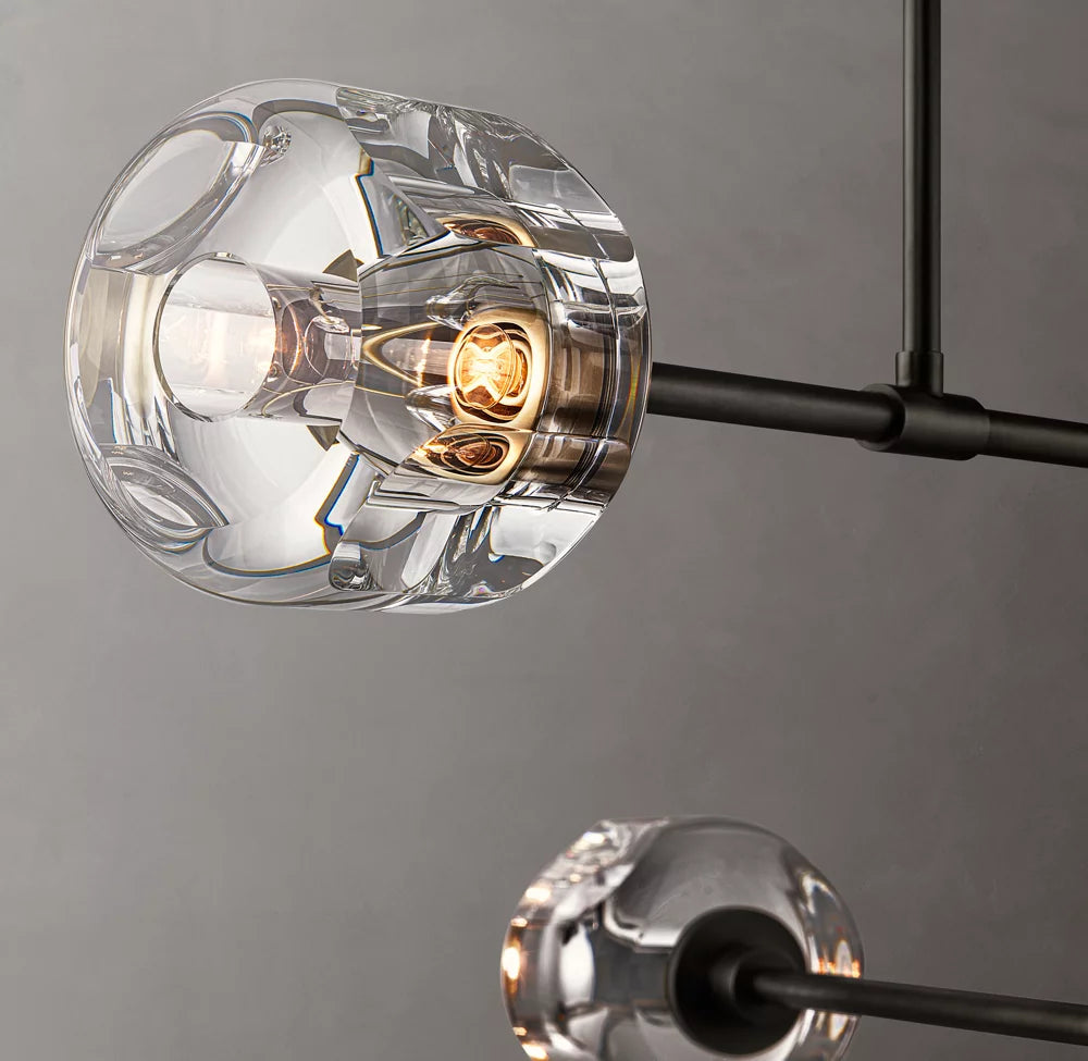 Cast Crystal Mobile Chandelier