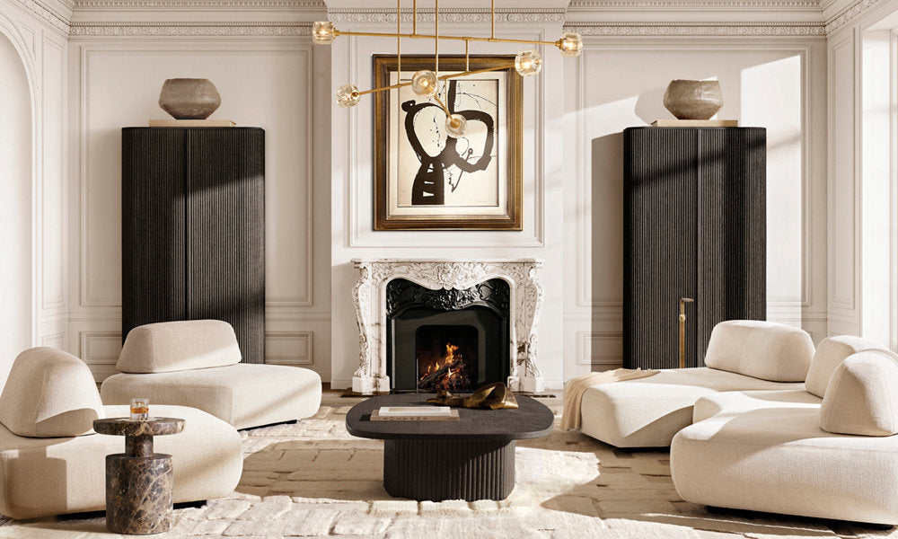 Cast Crystal Mobile Chandelier