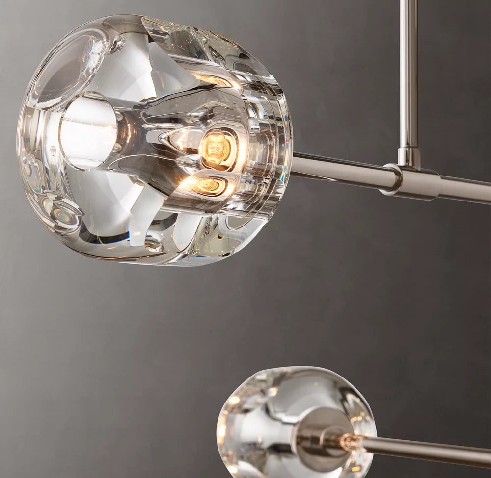 Cast K9 Glass Mobile Chandelier