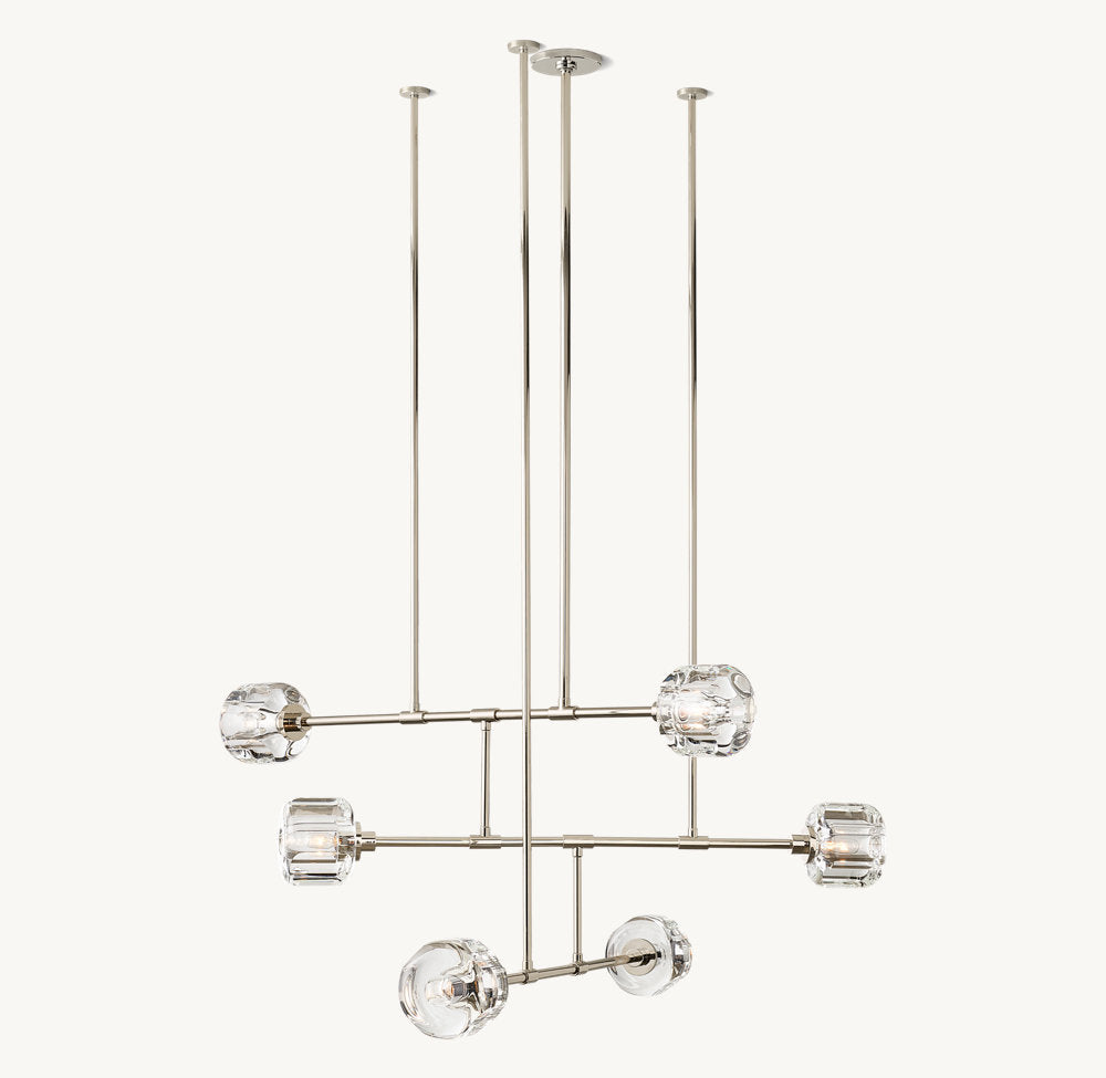 Cast K9 Glass Mobile Chandelier