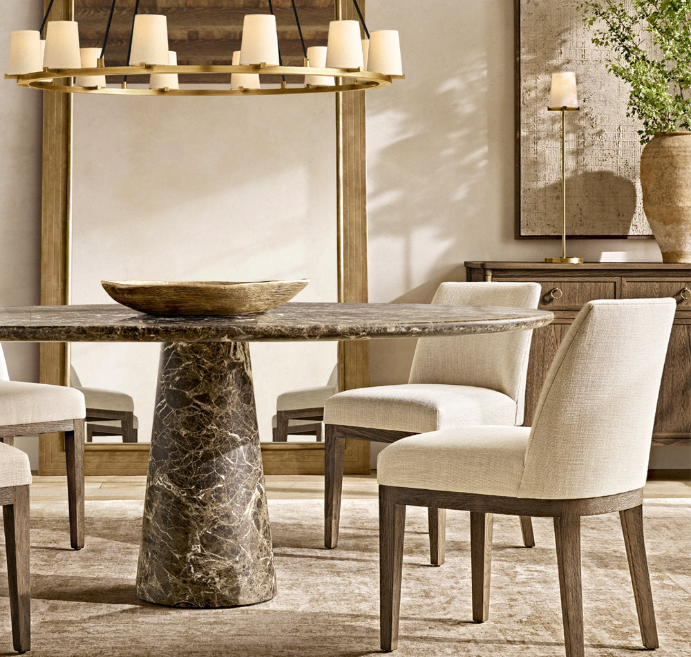 Clear Glass Tapered Shade Chandelier