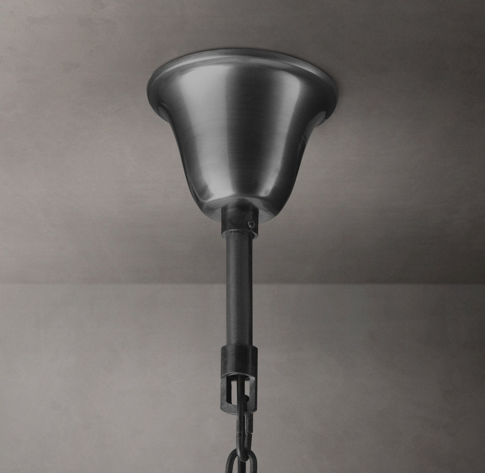 Deco Optical Prism Cascade Chandelier