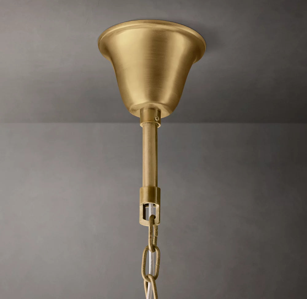 Deco Optical Prism Cascade Chandelier
