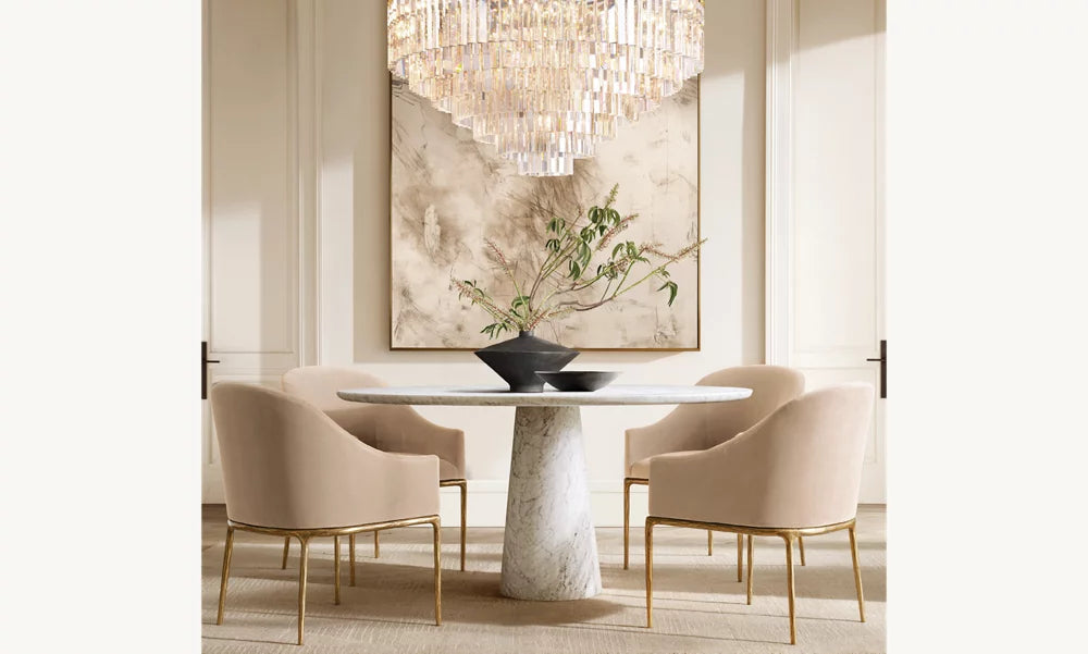 Deco Optical Prism Cascade Chandelier