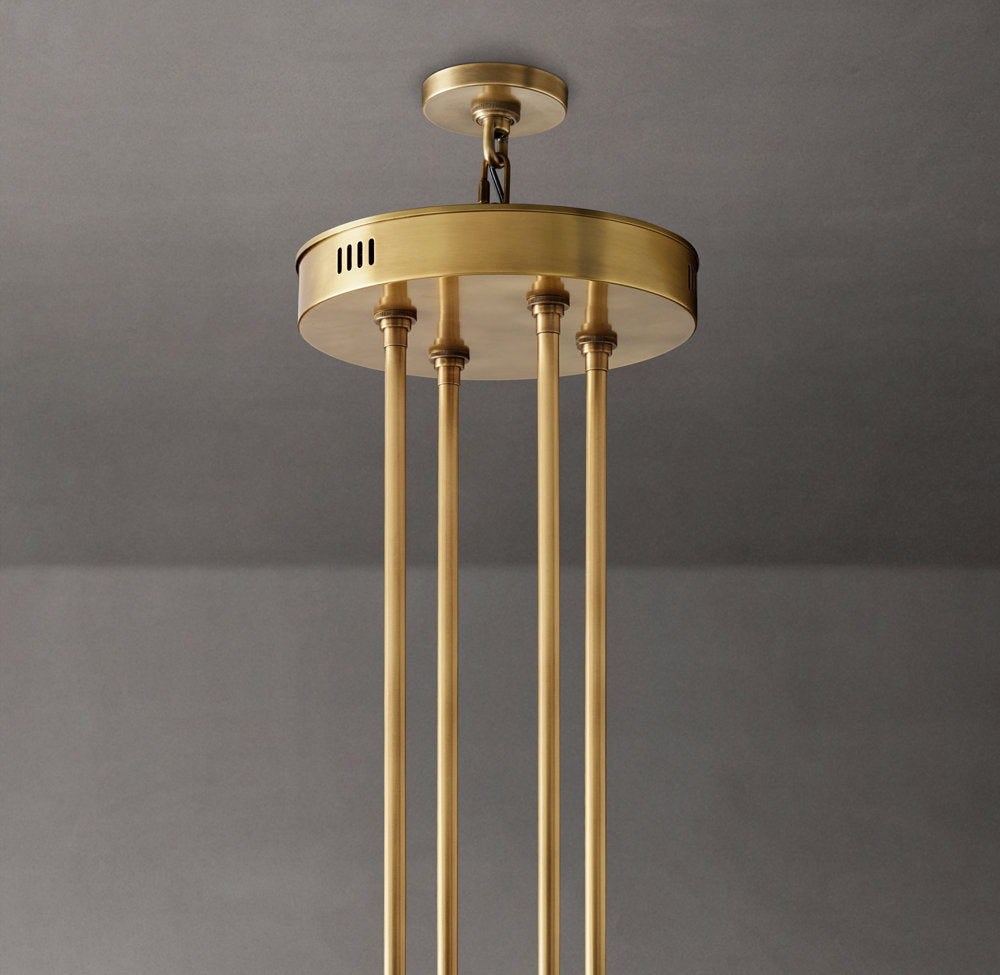 Dual Tier Optical Crystal Chandelier