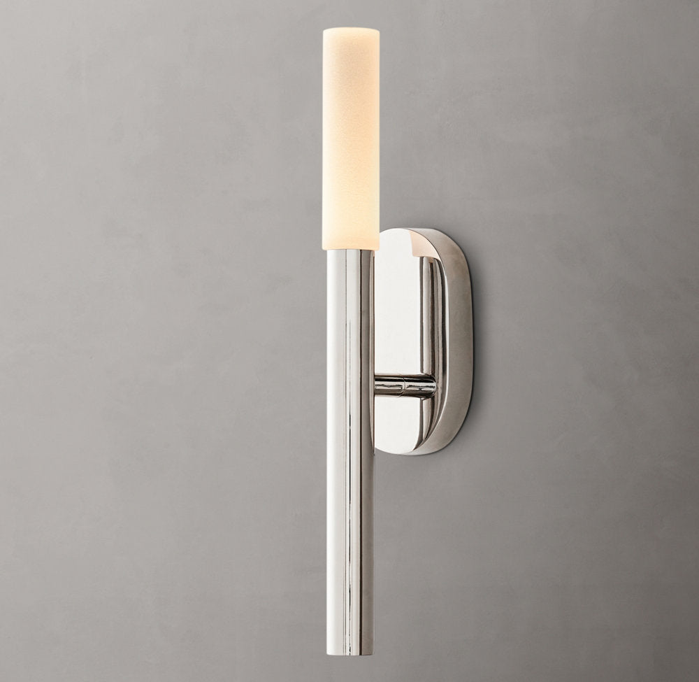 Etched Glass Branch LED Wall Light