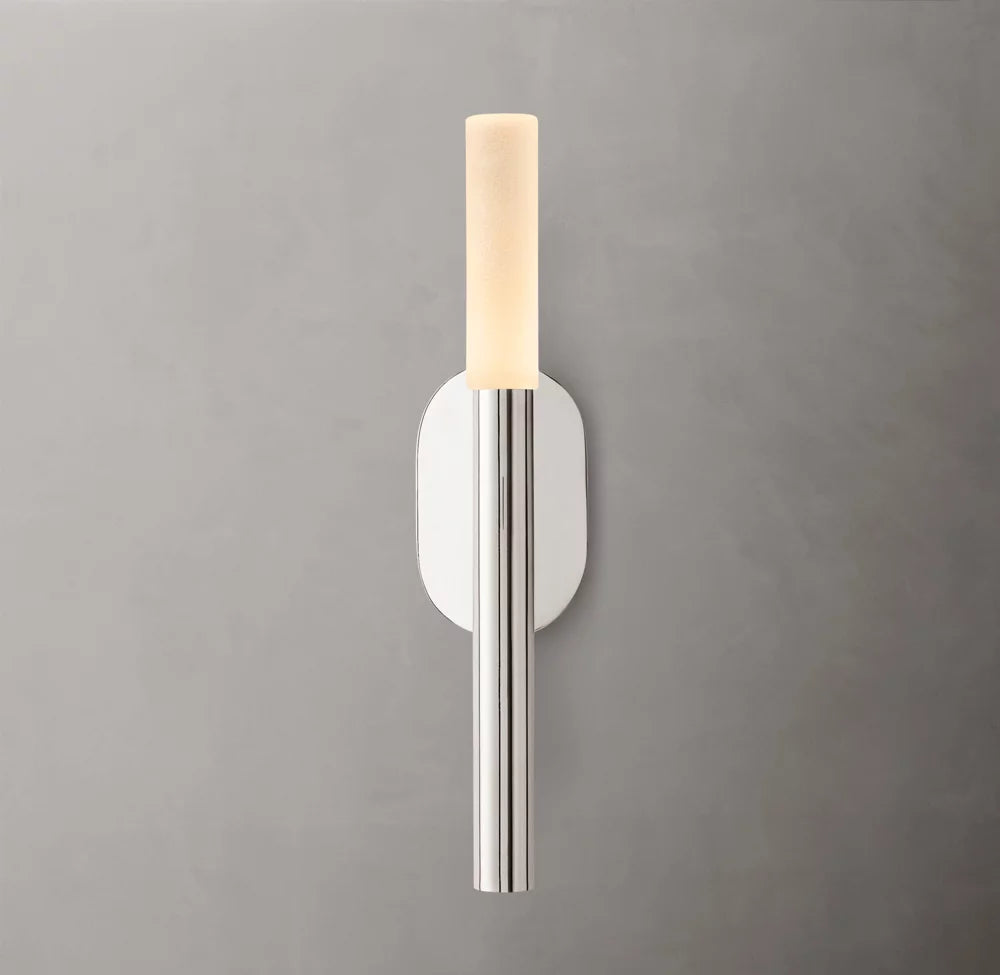 Etched Glass Branch LED Wall Light
