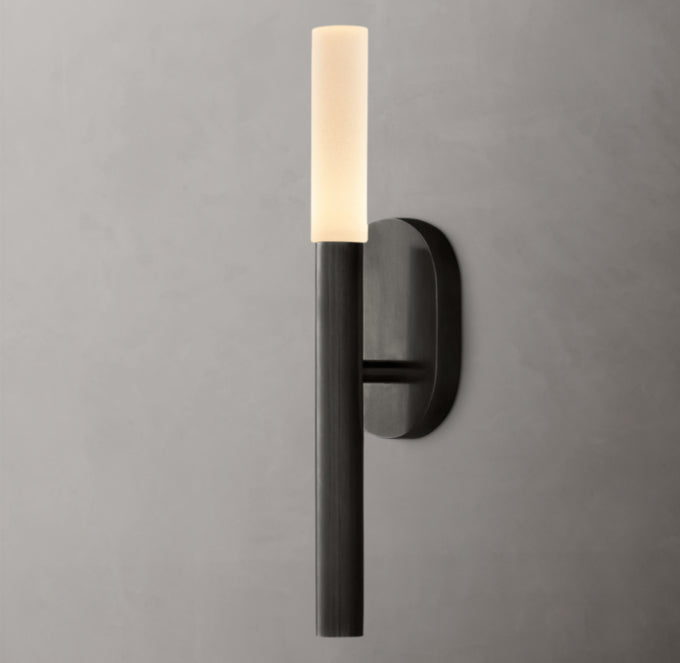 Etched Glass Branch LED Wall Light