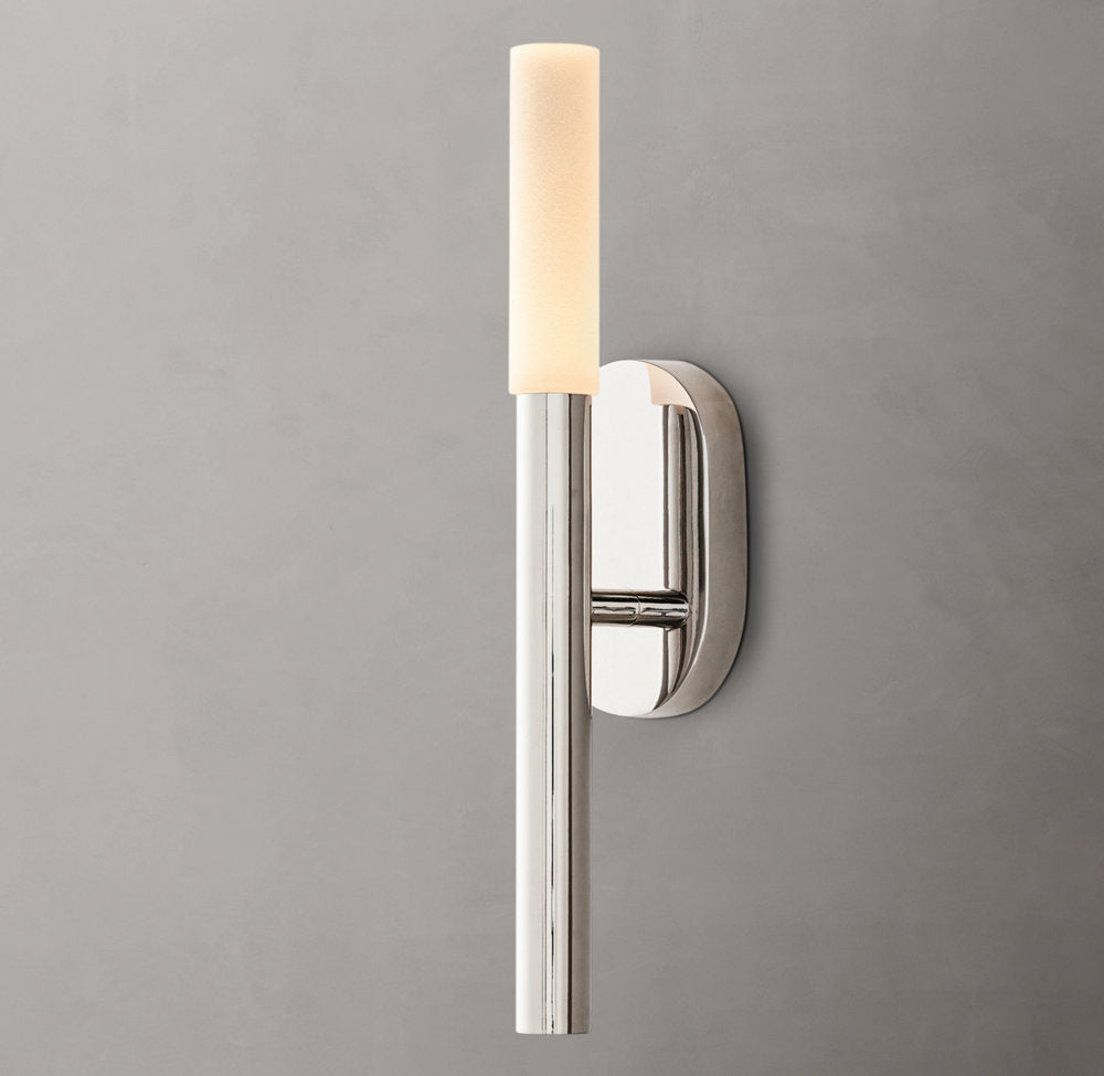 Etched Glass Branch LED Wall Light