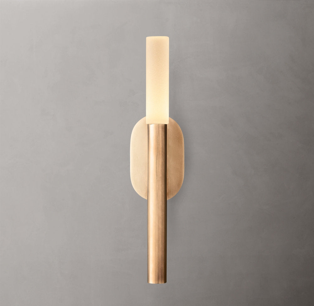 Etched Glass Branch LED Wall Light