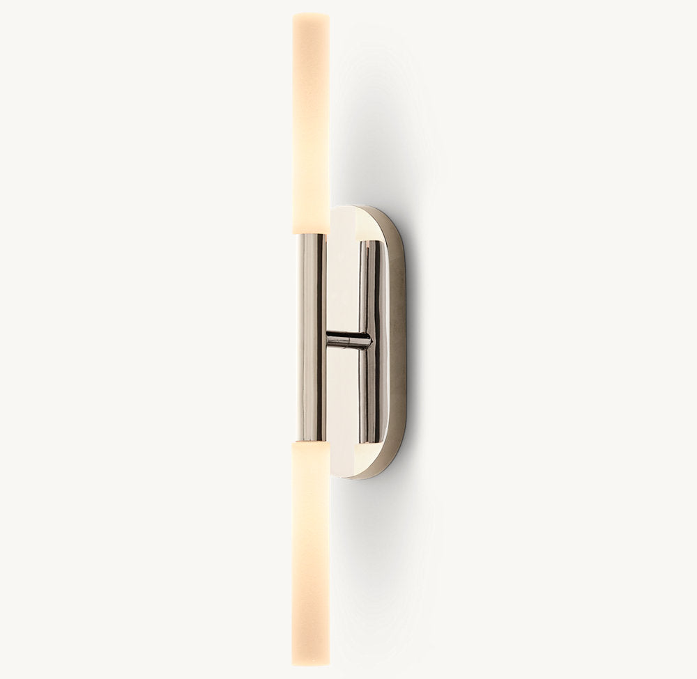 Etched Glass Linear LED Bar Sconce