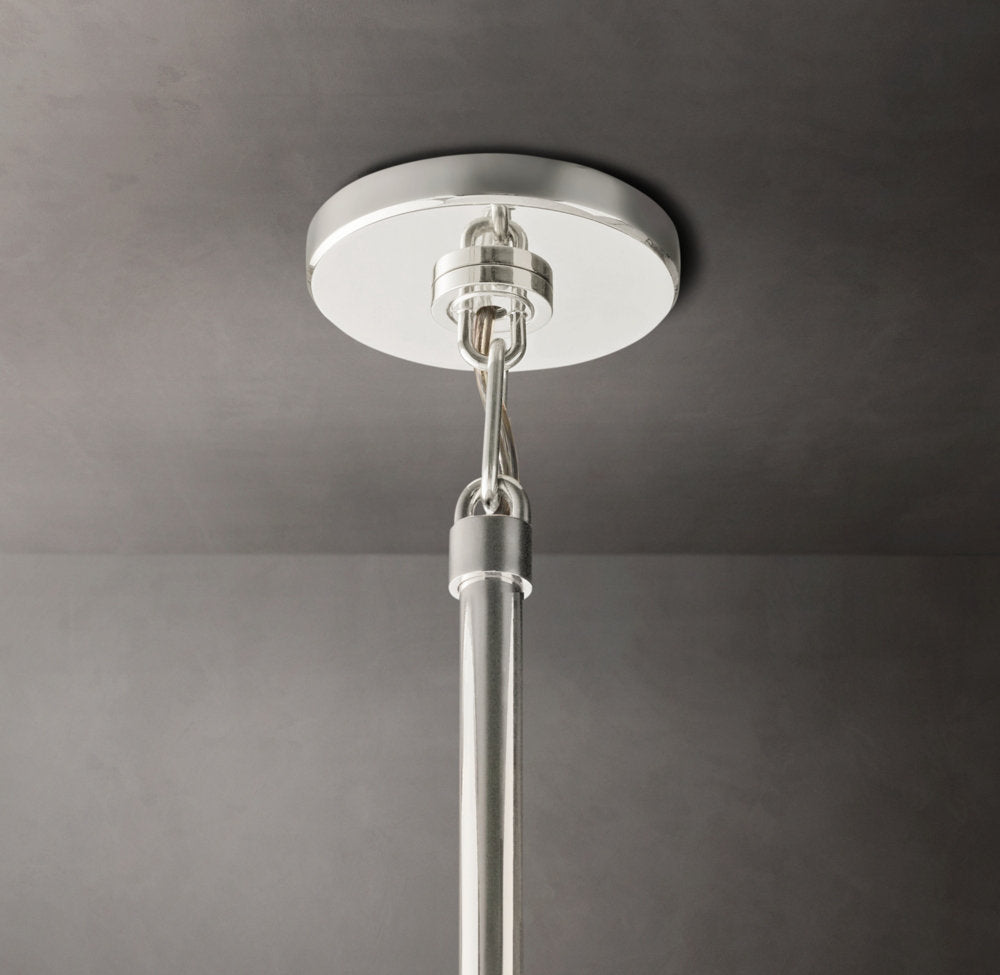 Faceted Crystal Orb Gallery Chandelier