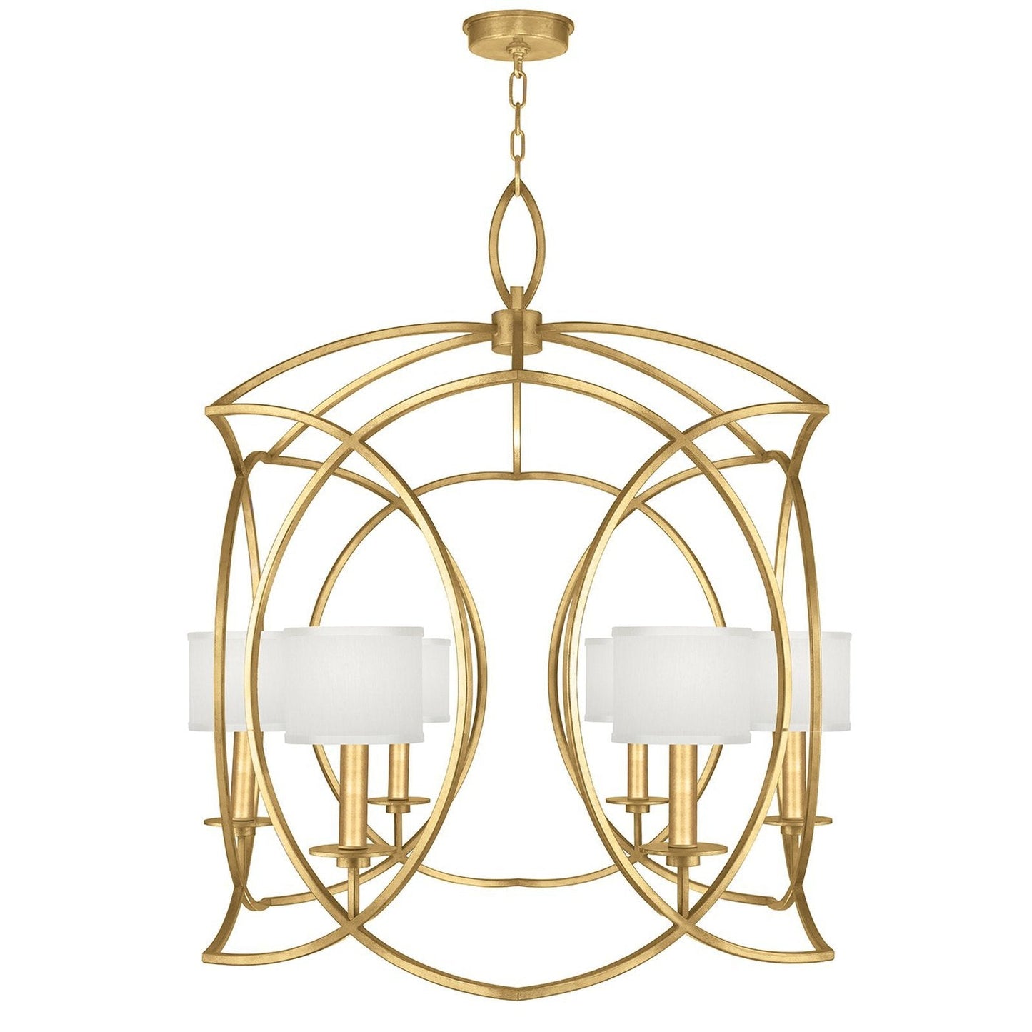 Fine Art Cienfuegos 30.5" Chandelier With Shade / Gold