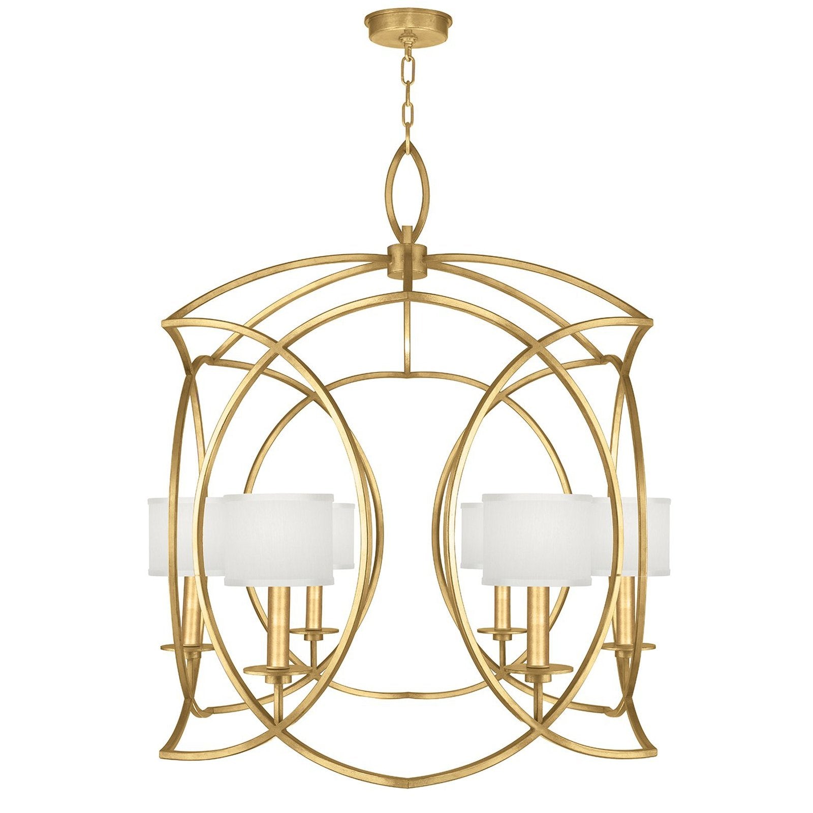 Fine Art Cienfuegos 30.5" Chandelier With Shade / Gold