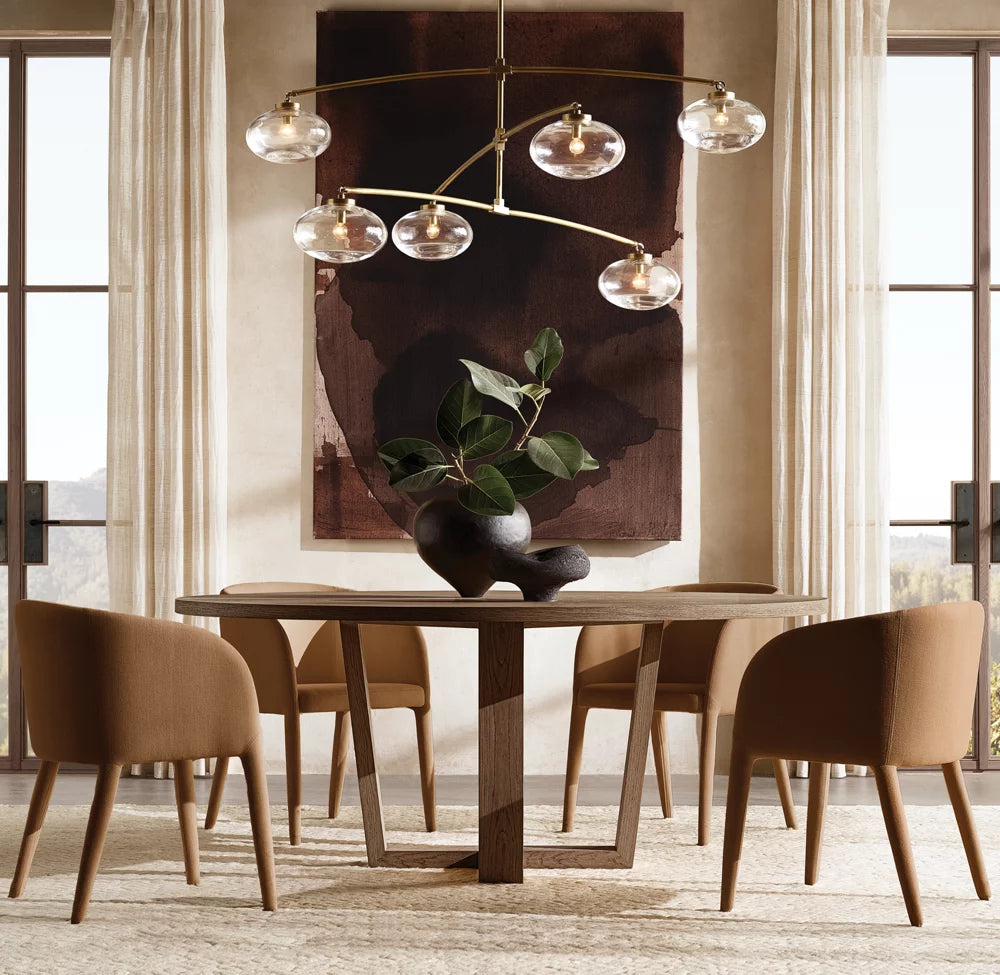 Floating Clear Globe Mobile Chandelier